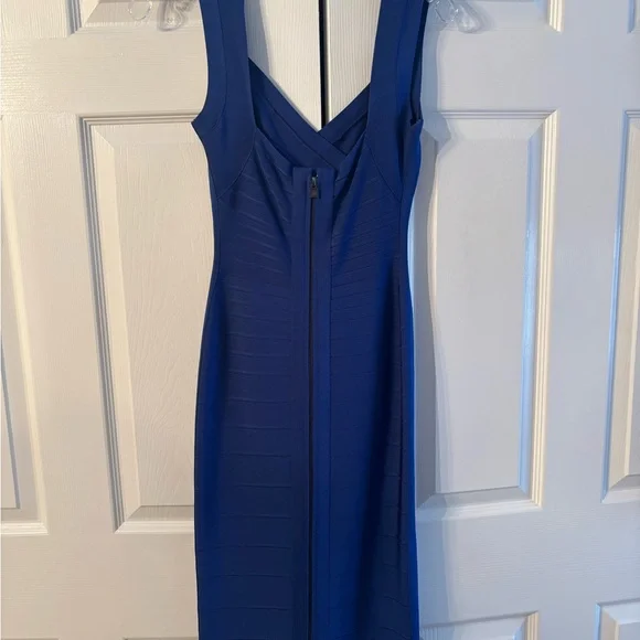 Herve leger Royal Blue Midi Dress - Picture 2 of 3